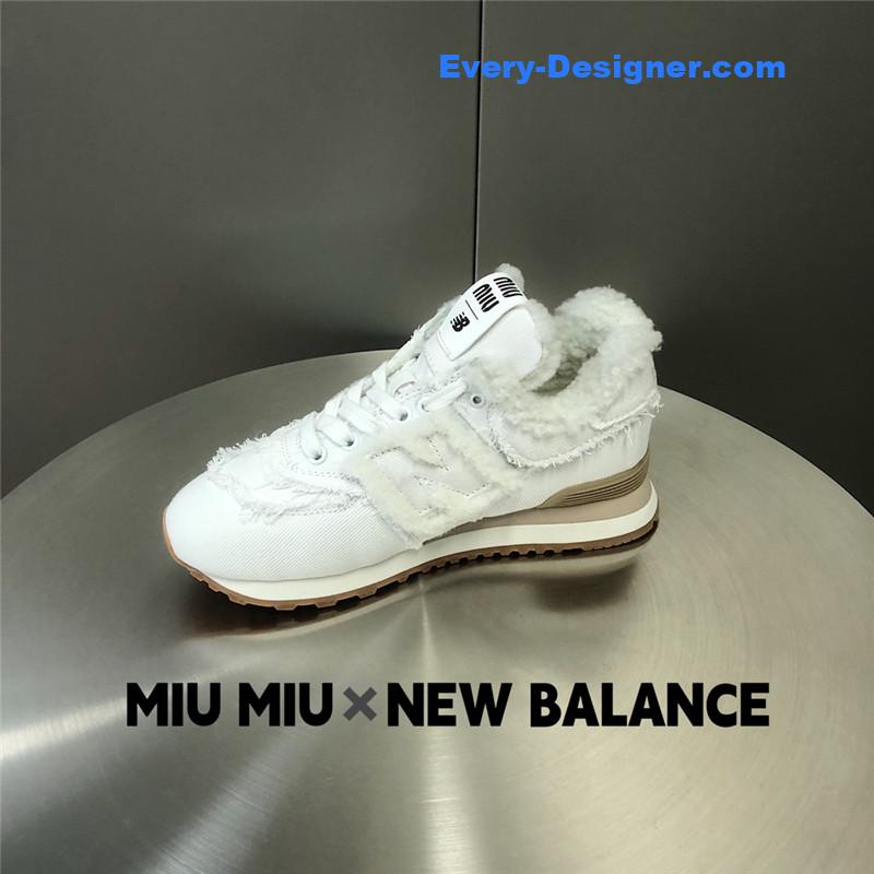 M1um1u new balance 574 joint sneakers