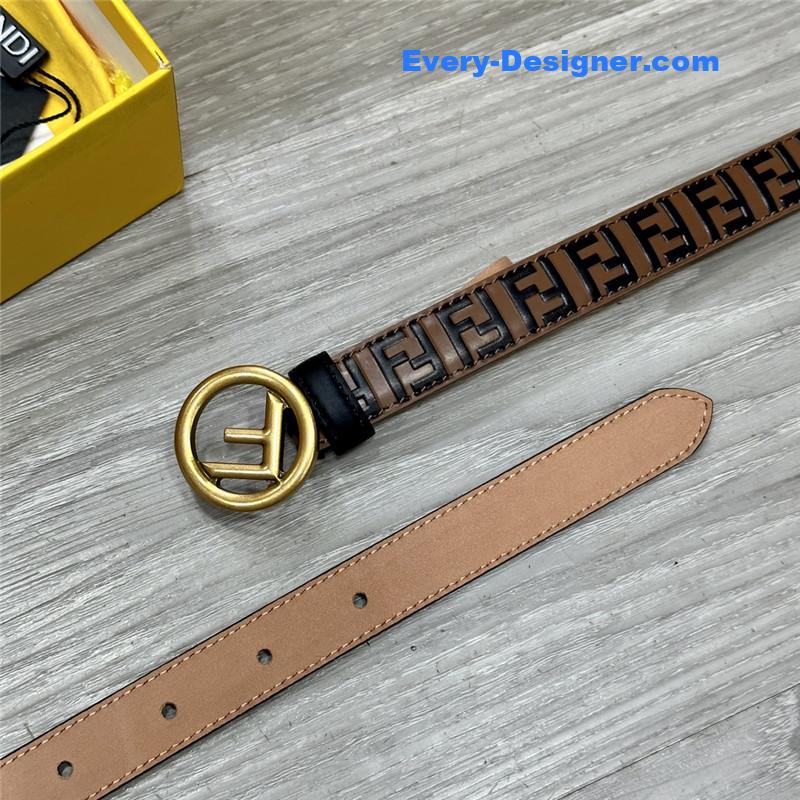 F**di electroplated f buckle belt