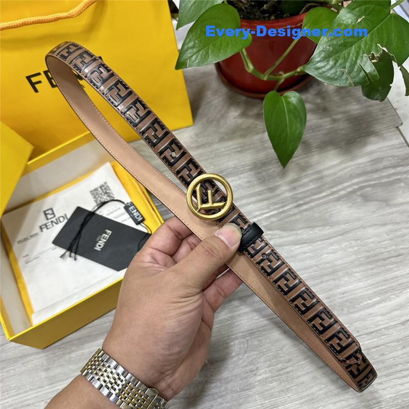 F**di electroplated f buckle belt