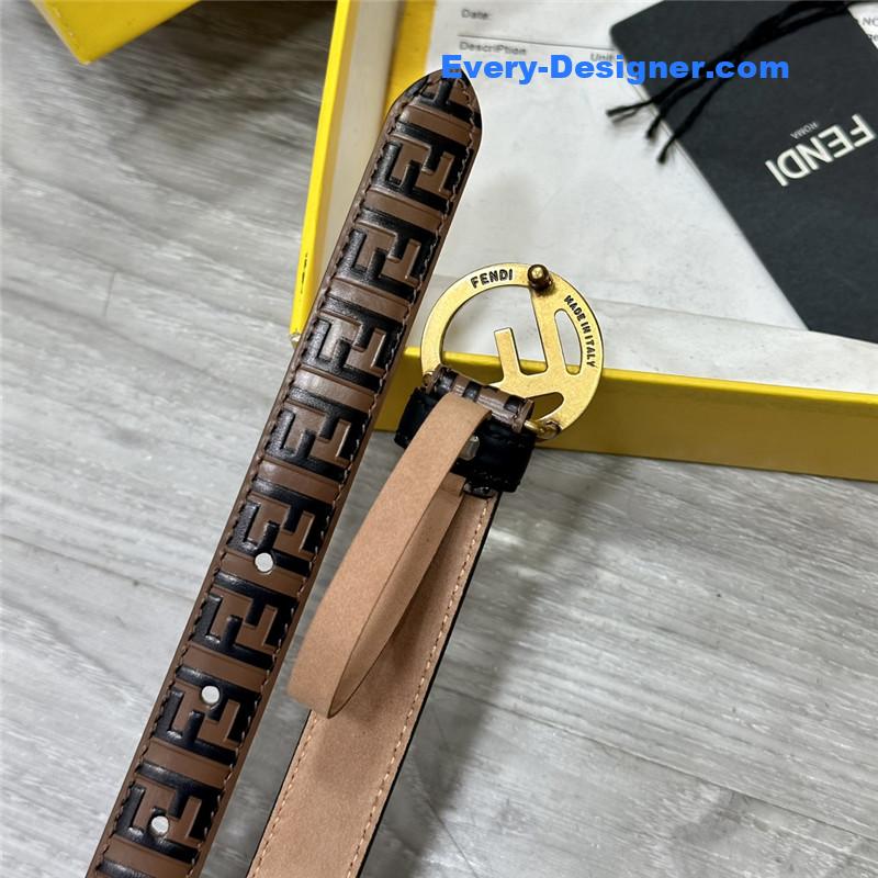 F**di electroplated f buckle belt