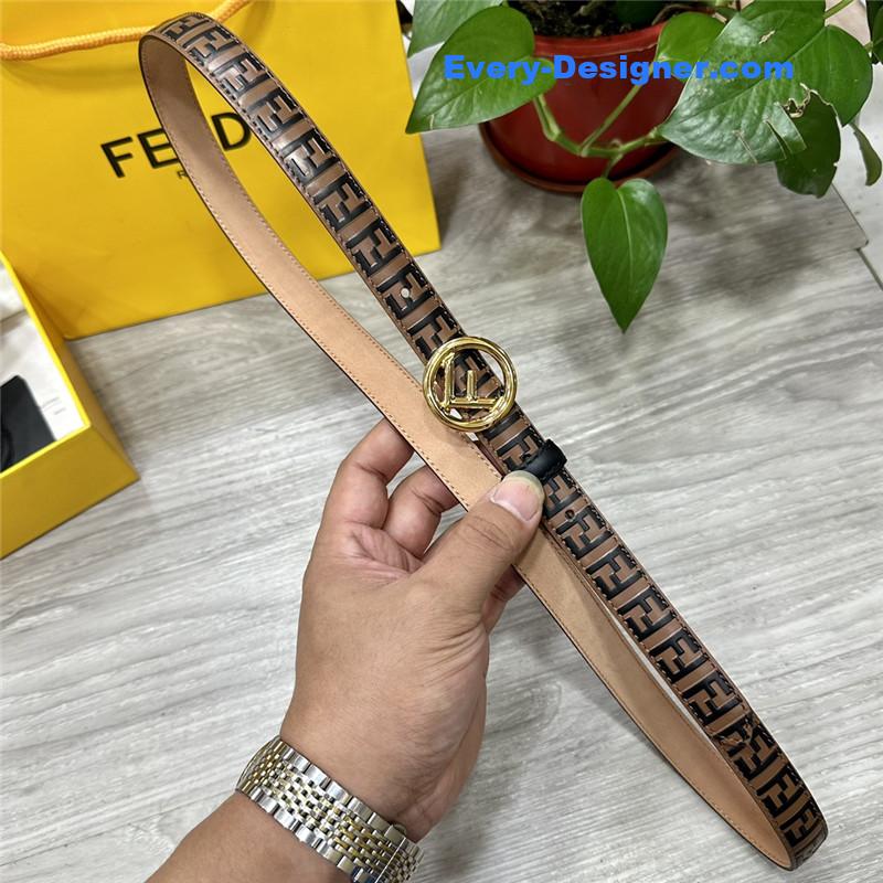 F**di electroplated f buckle belt