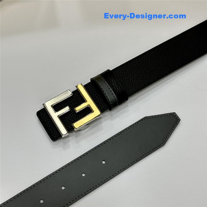 F**di double f electroplated buckle