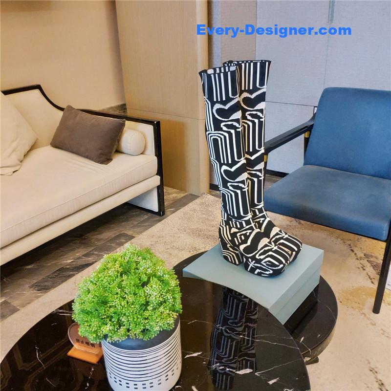 Pra*a catwalk high imitation platform boots