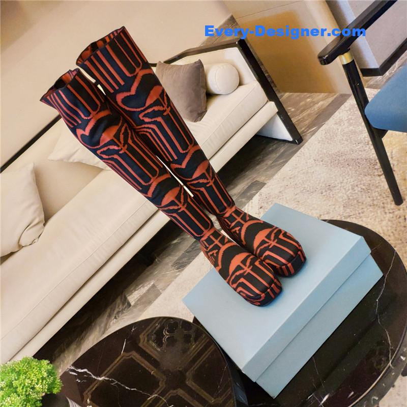 Pra*a catwalk high imitation platform boots