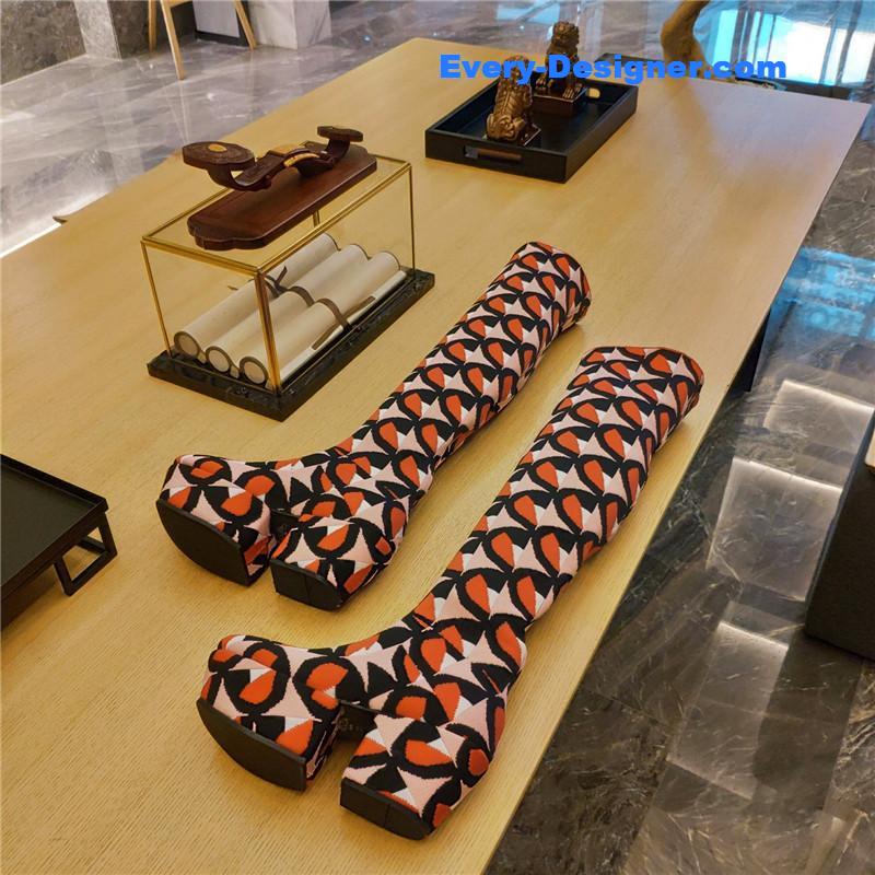 Pra*a catwalk high imitation platform boots