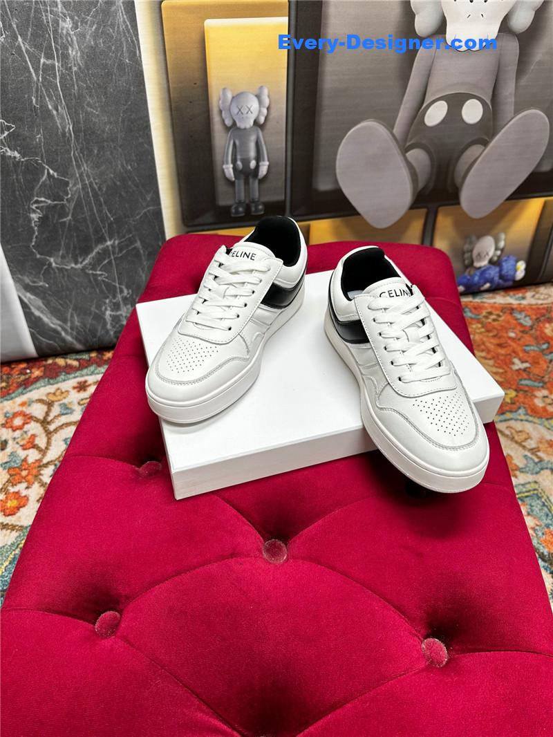 Ce1i*e new color matching sneakers white shoes