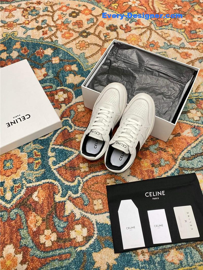Ce1i*e new color matching sneakers white shoes