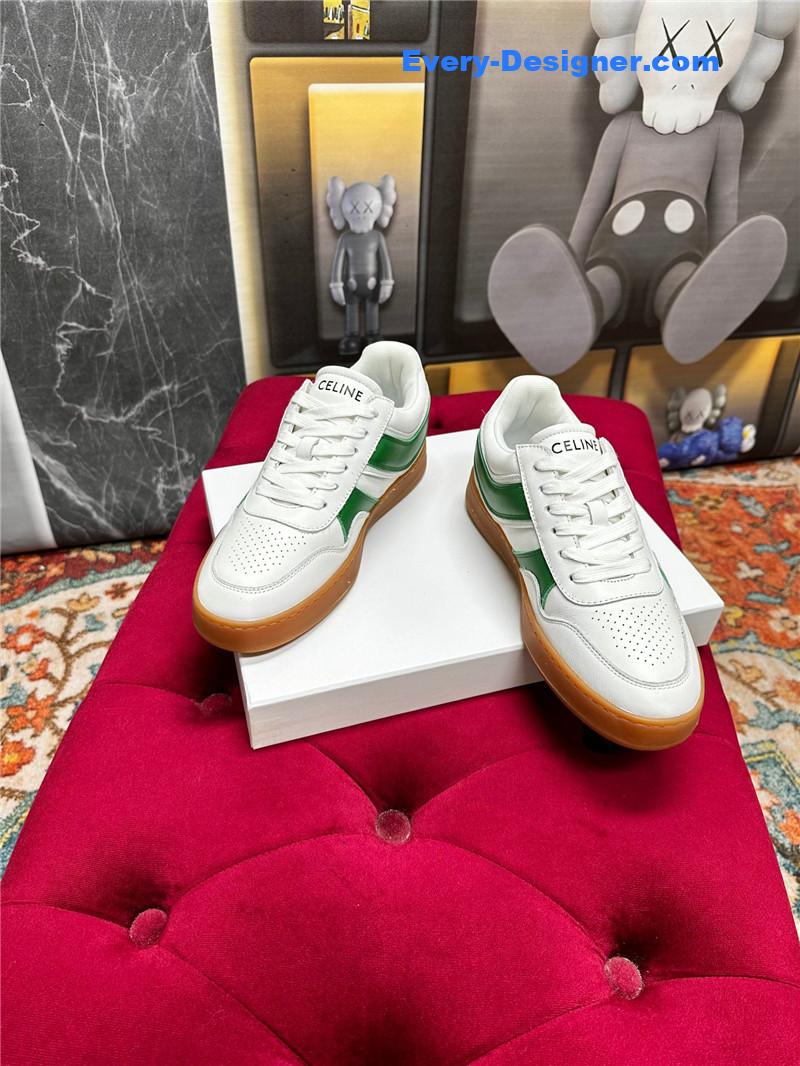 Ce1i*e new color matching sneakers white shoes