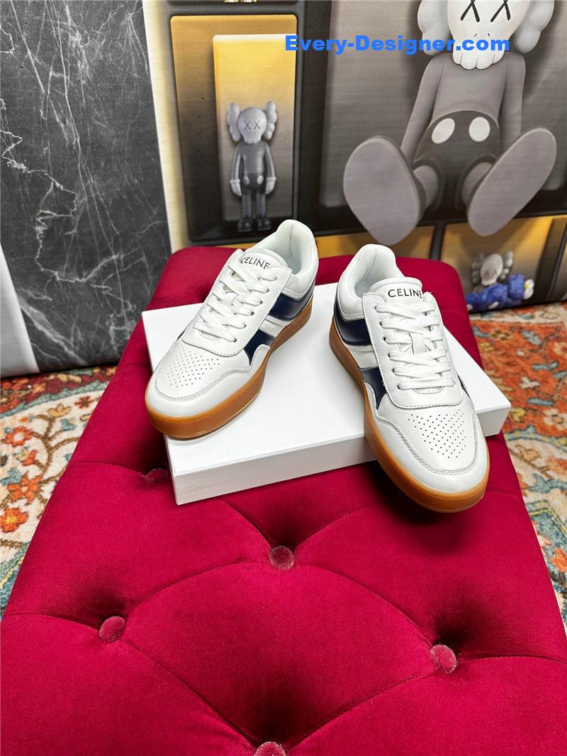 Ce1i*e new color matching sneakers white shoes