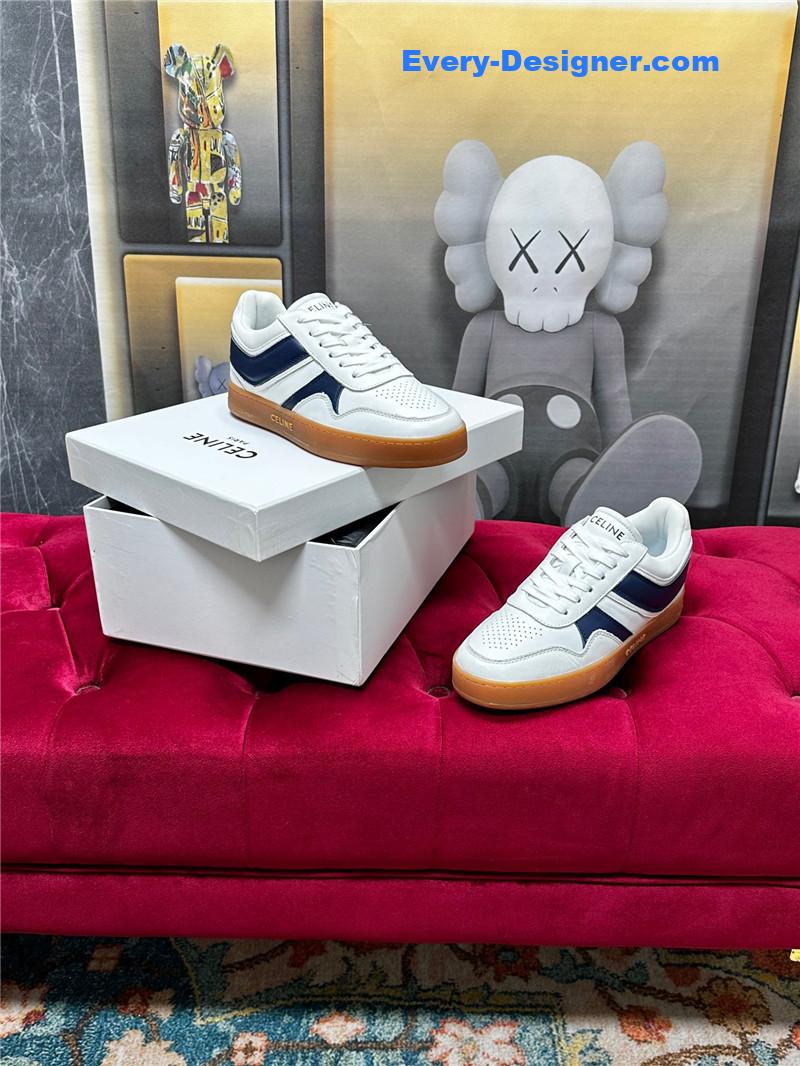 Ce1i*e new color matching sneakers white shoes