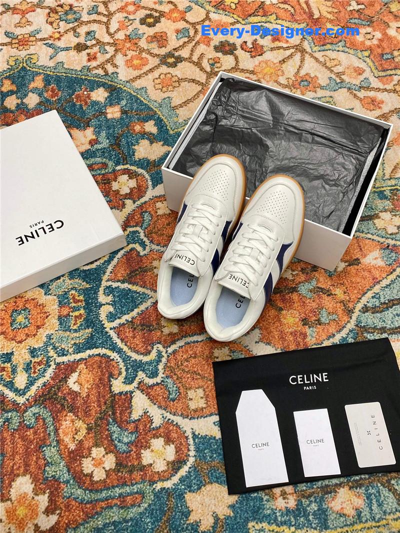 Ce1i*e new color matching sneakers white shoes