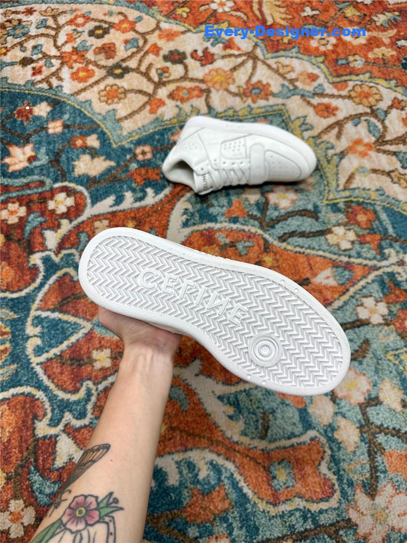 Ce1i*e new color matching sneakers white shoes