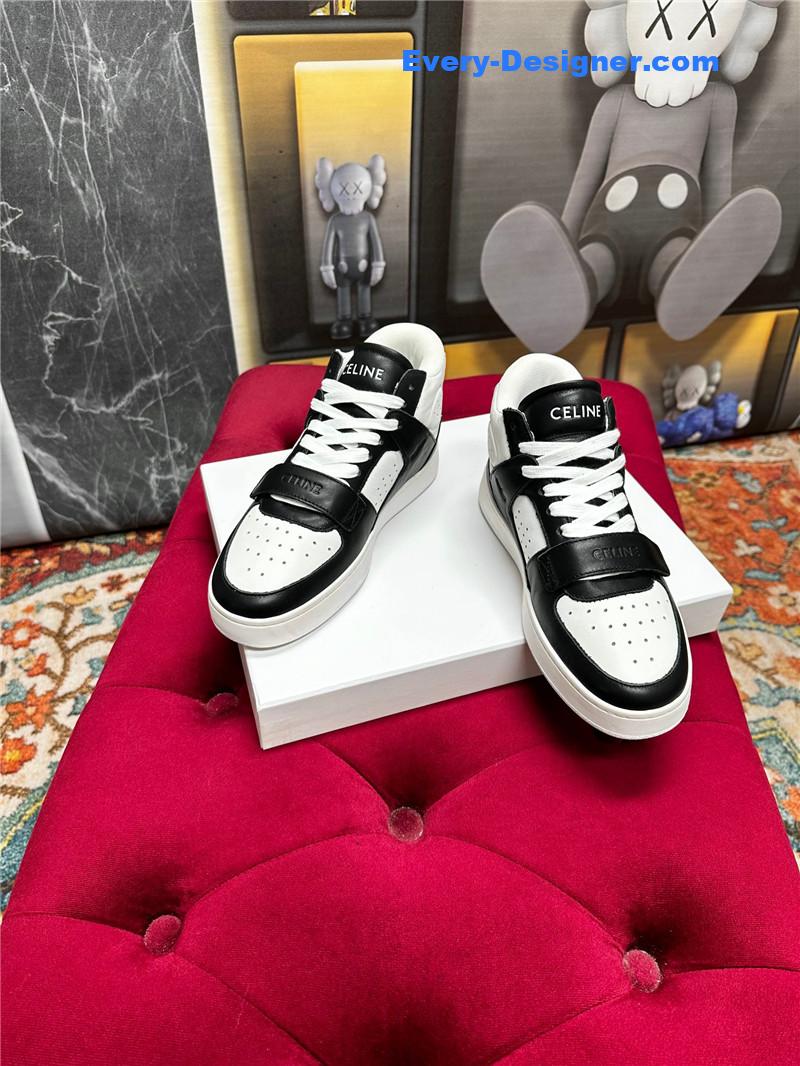 Ce1i*e new color matching sneakers white shoes