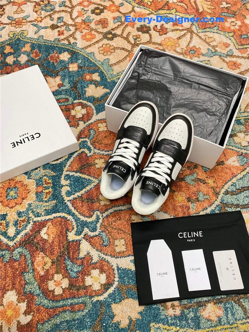 Ce1i*e new color matching sneakers white shoes