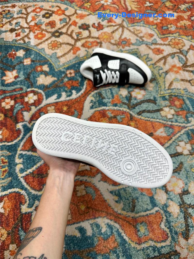 Ce1i*e new color matching sneakers white shoes