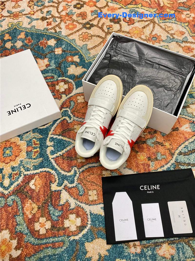 Ce1i*e new color matching sneakers white shoes