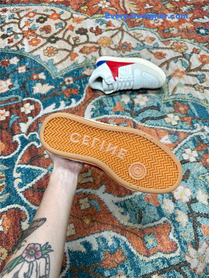 Ce1i*e new color matching sneakers white shoes