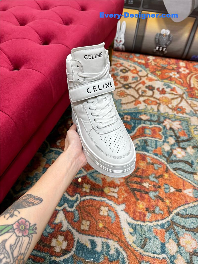 Ce1i*e new color matching sneakers white shoes