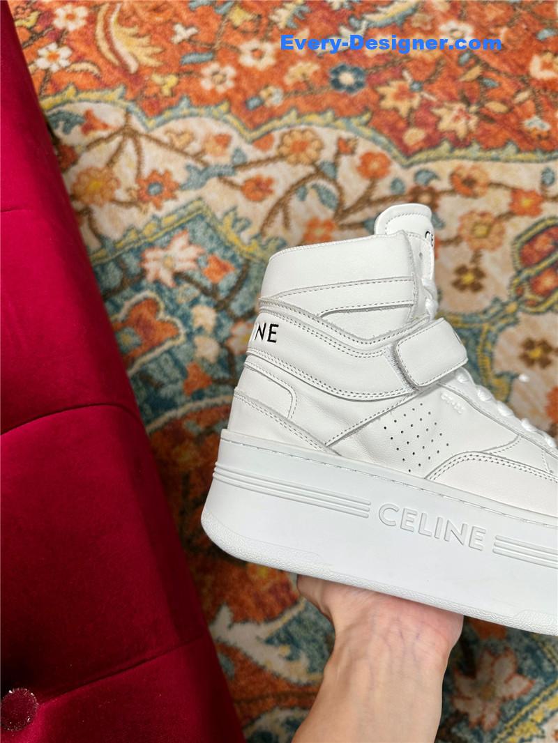 Ce1i*e new color matching sneakers white shoes