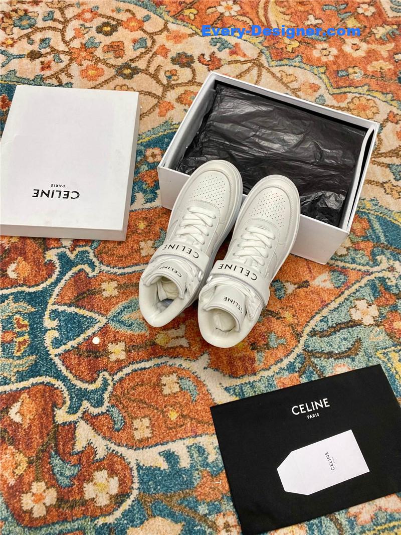 Ce1i*e new color matching sneakers white shoes