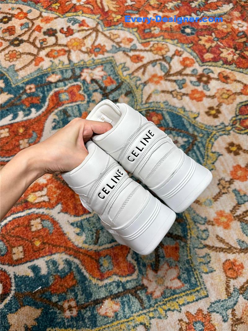 Ce1i*e new color matching sneakers white shoes