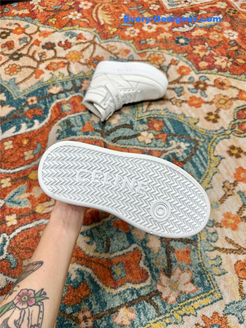 Ce1i*e new color matching sneakers white shoes