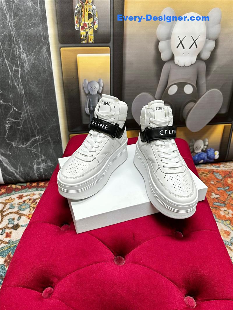 Ce1i*e new color matching sneakers white shoes