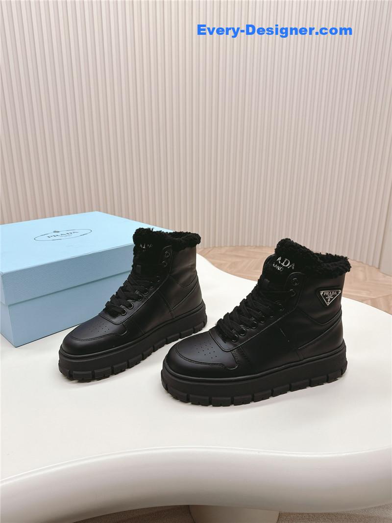 Pra*a wool high top sneakers and boots