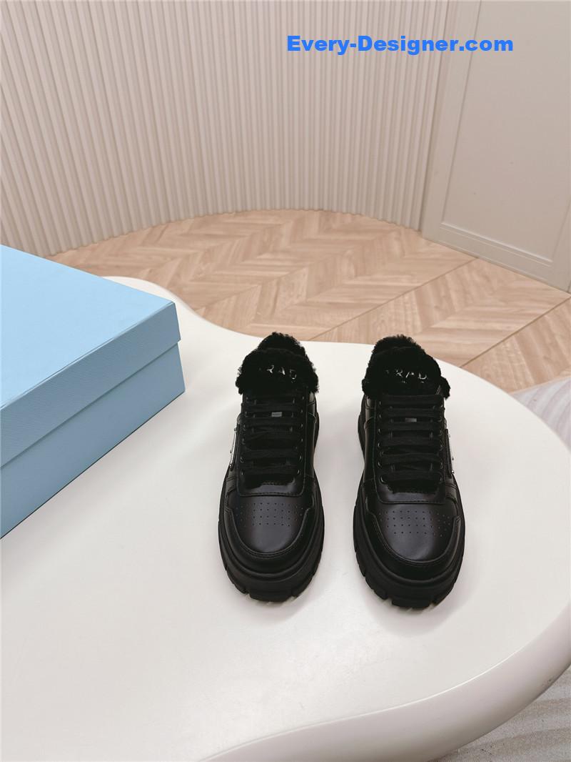 Pra*a wool high top sneakers and boots