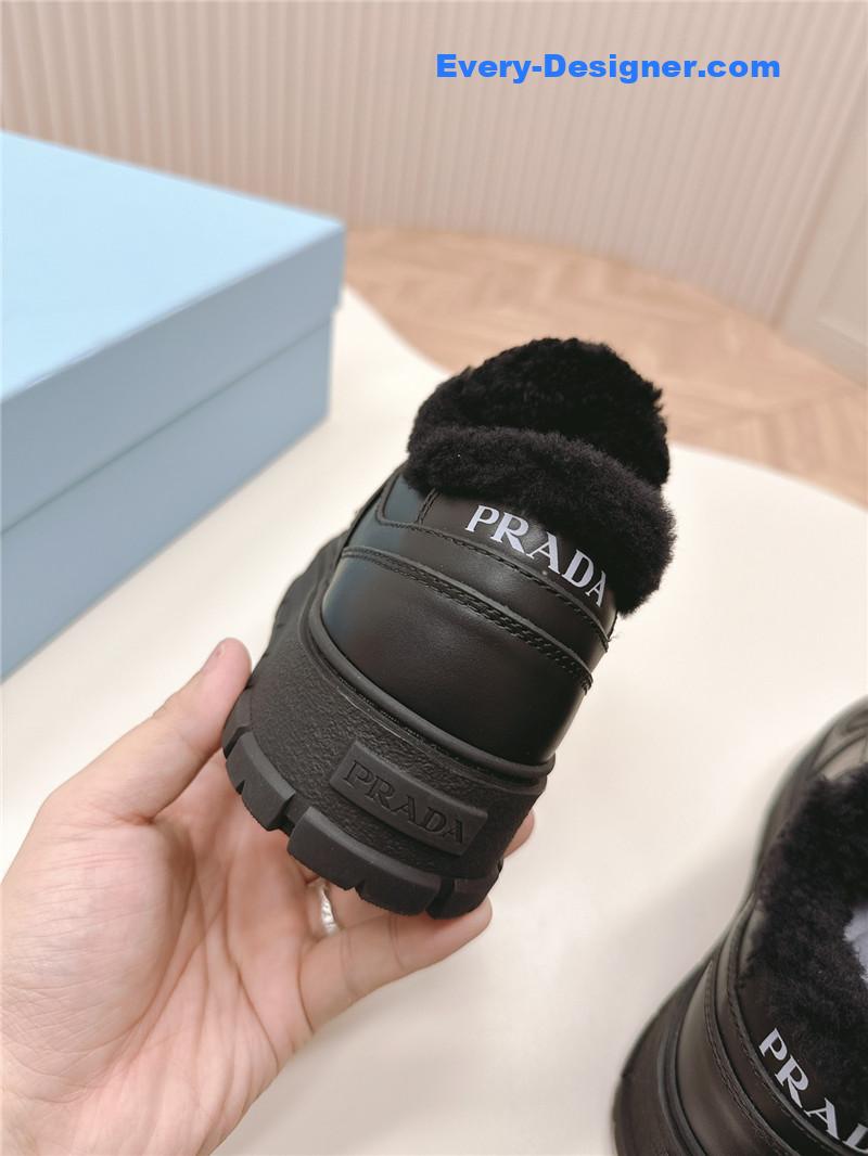 Pra*a wool high top sneakers and boots