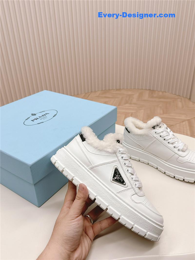 Pra*a wool high top sneakers and boots