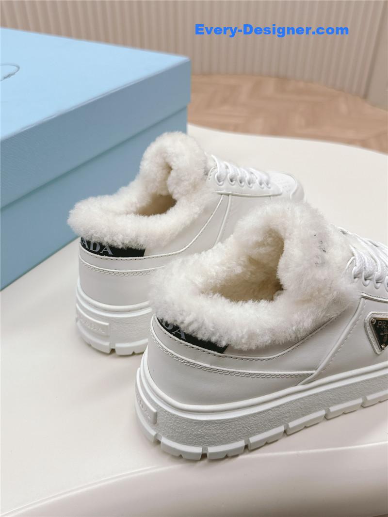 Pra*a wool high top sneakers and boots