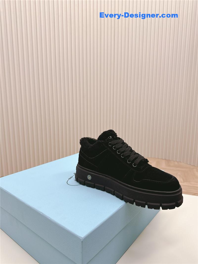 Pra*a wool high top sneakers and boots