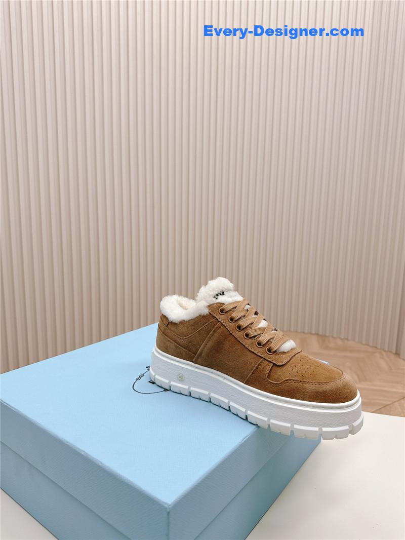 Pra*a wool high top sneakers and boots