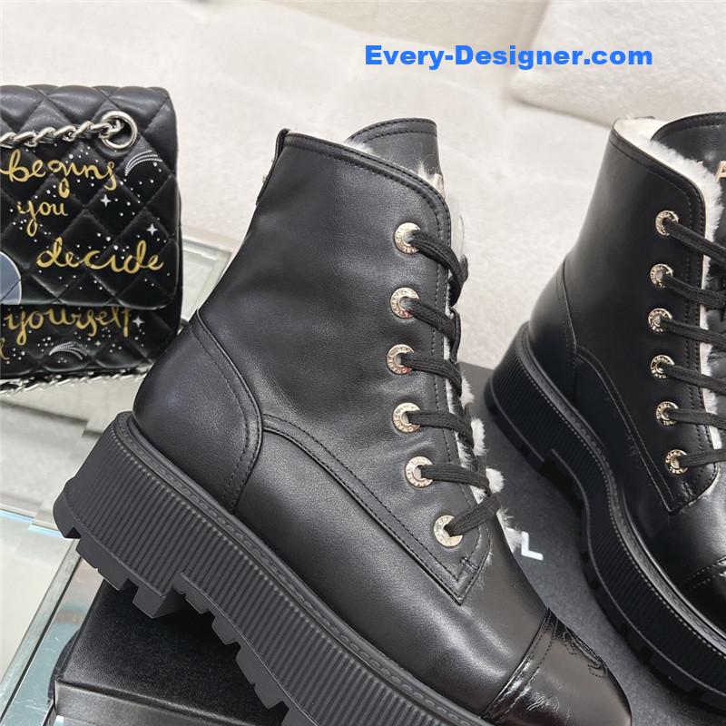 CC new thick-soled lambswool boots