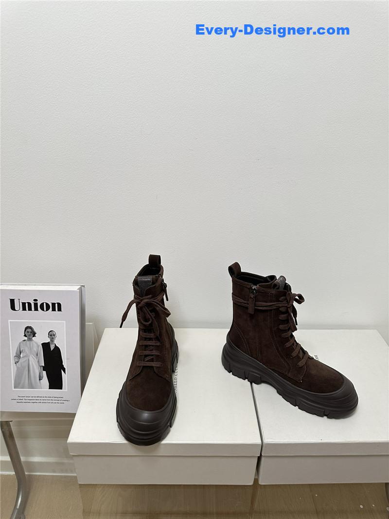 runello cinelli new lace-up Martin boots