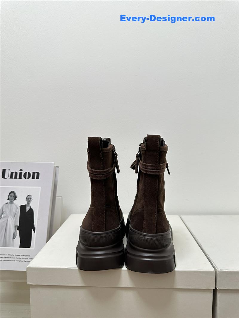 runello cinelli new lace-up Martin boots