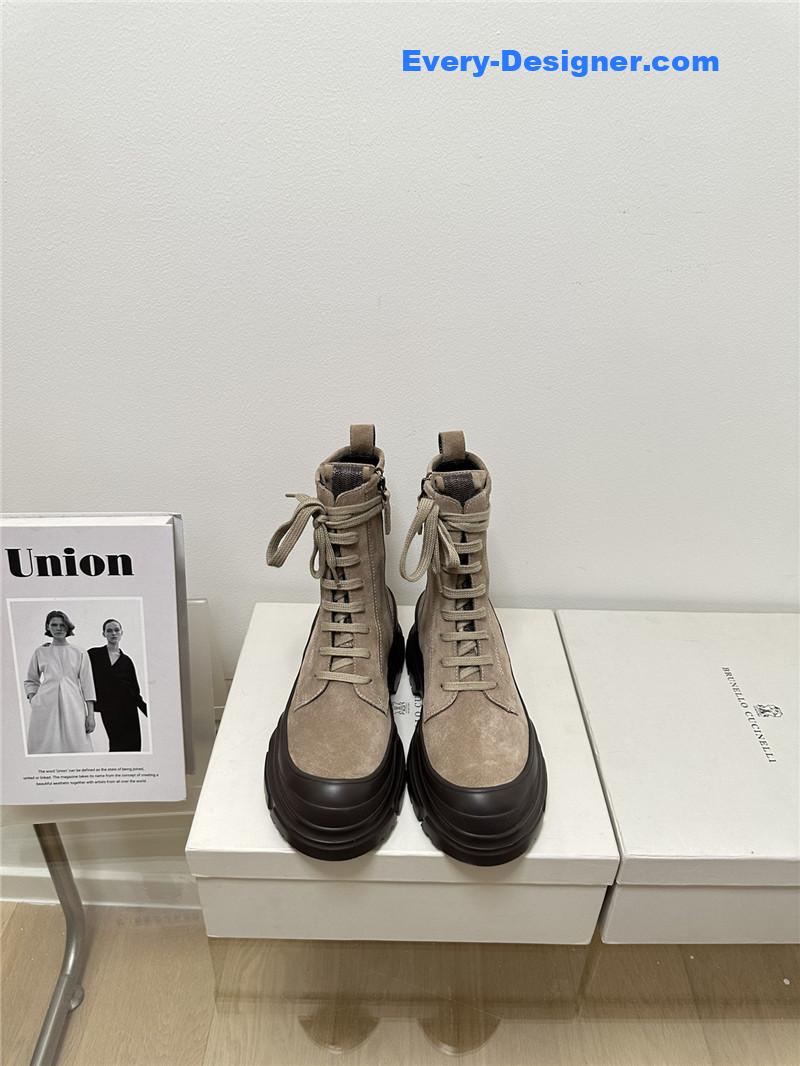 runello cinelli new lace-up Martin boots