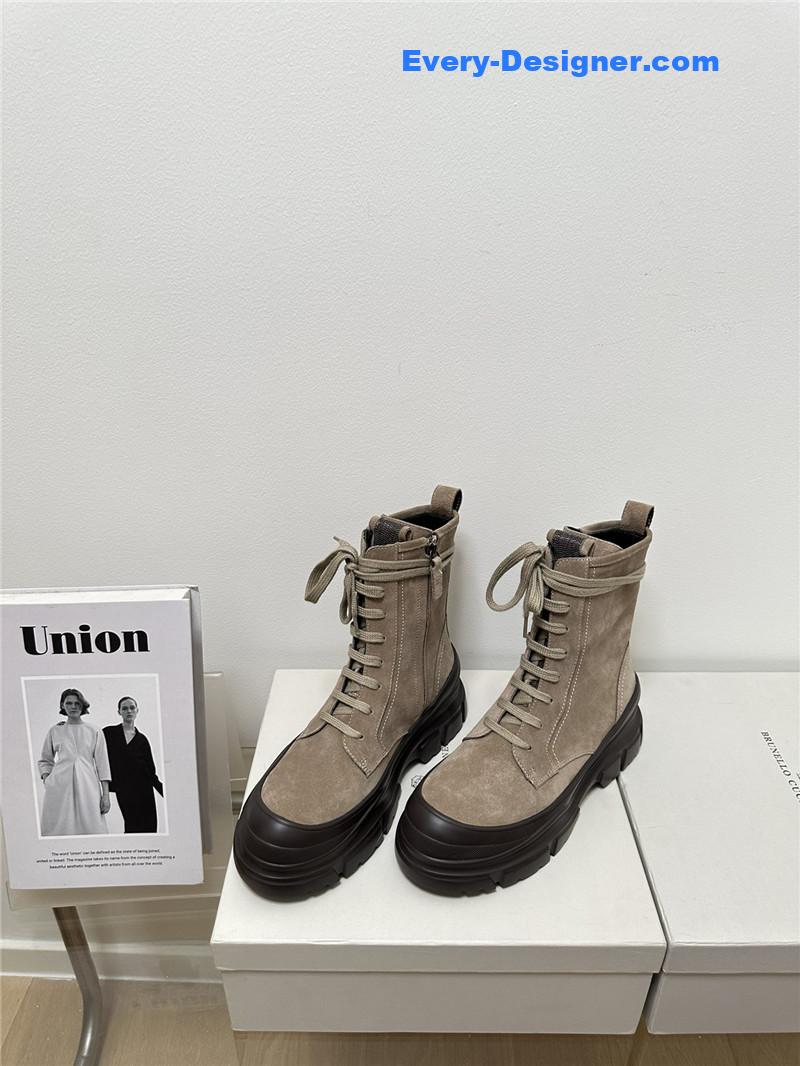 runello cinelli new lace-up Martin boots