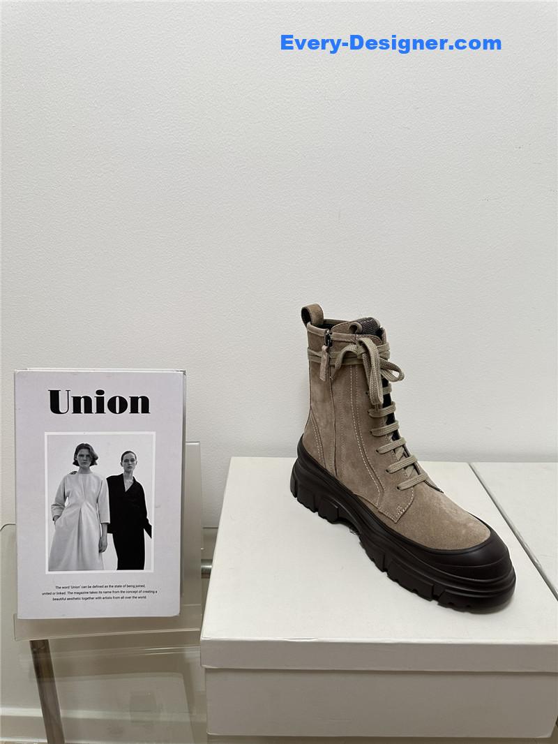 runello cinelli new lace-up Martin boots