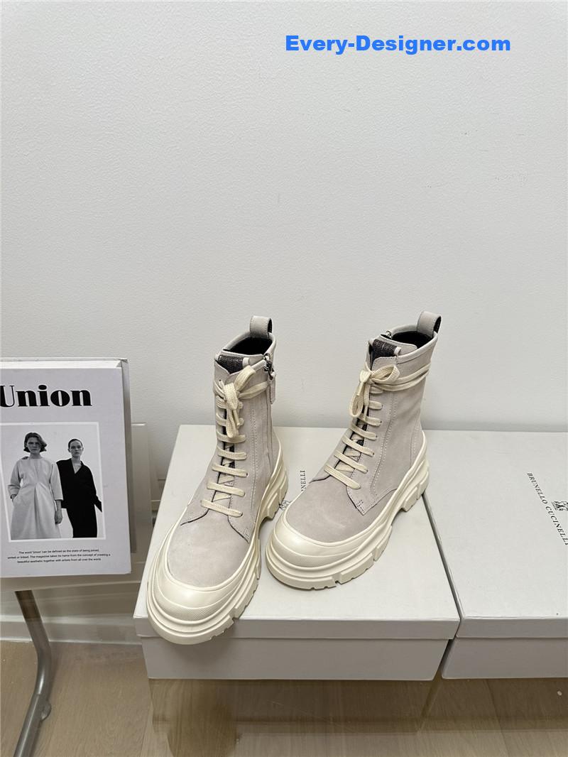 runello cinelli new lace-up Martin boots