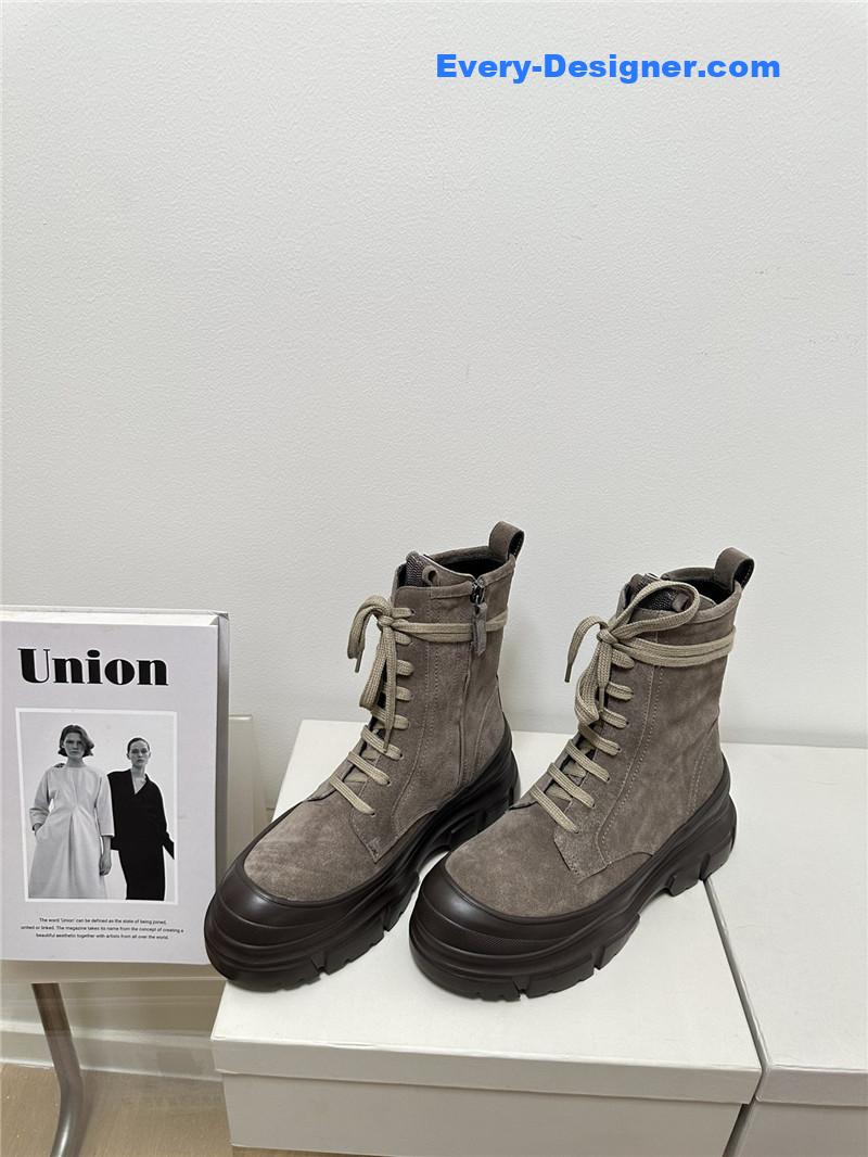 runello cinelli new lace-up Martin boots