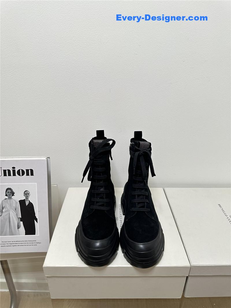 runello cinelli new lace-up Martin boots