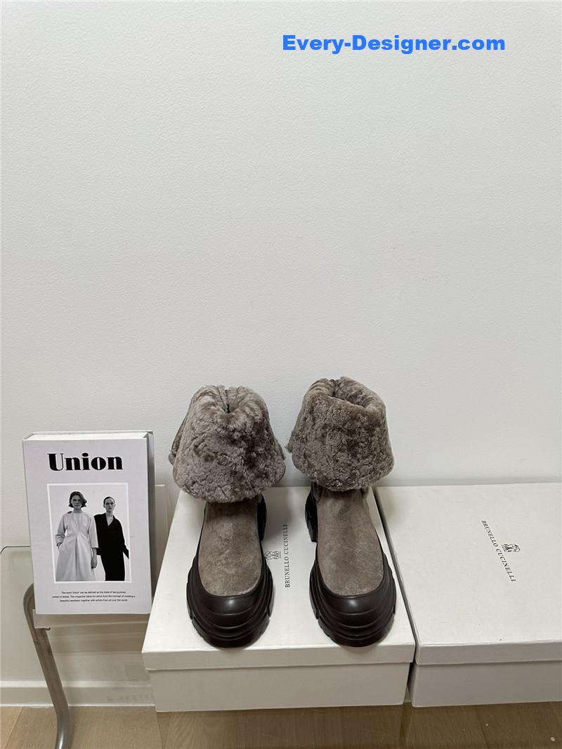 runello cinelli new wool ankle boots