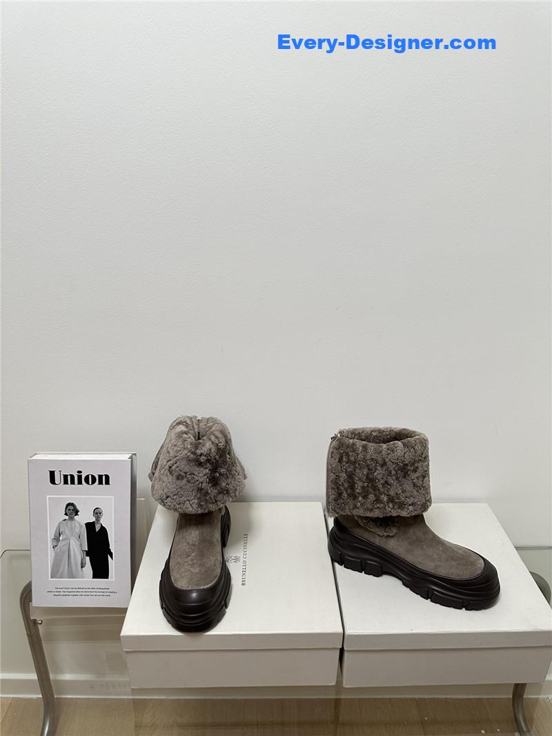 runello cinelli new wool ankle boots