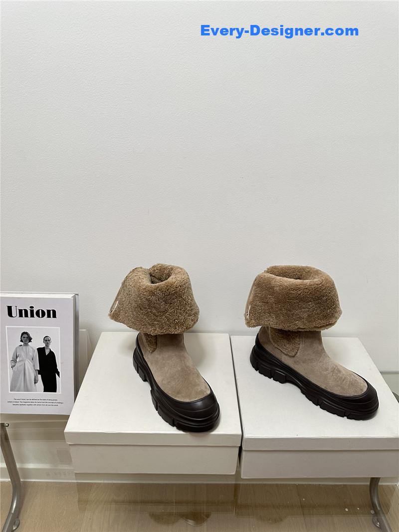 runello cinelli new wool ankle boots