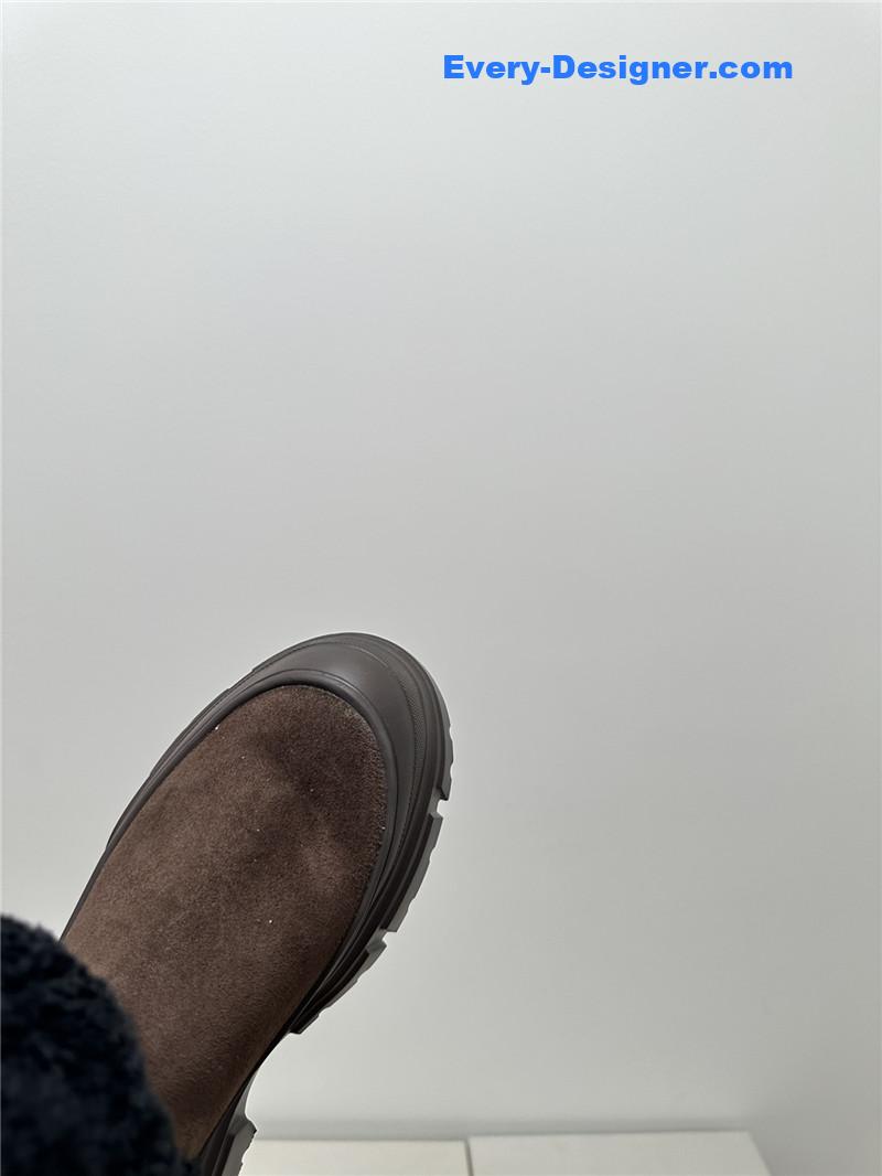 runello cinelli new wool ankle boots