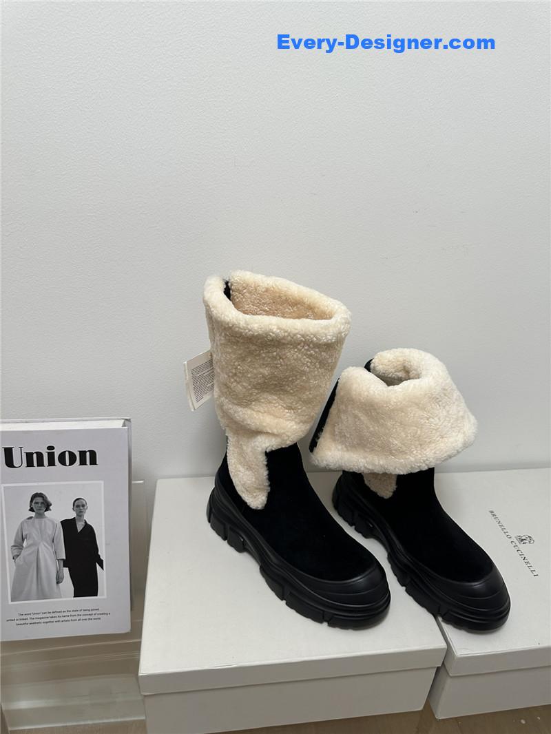 runello cinelli new wool ankle boots