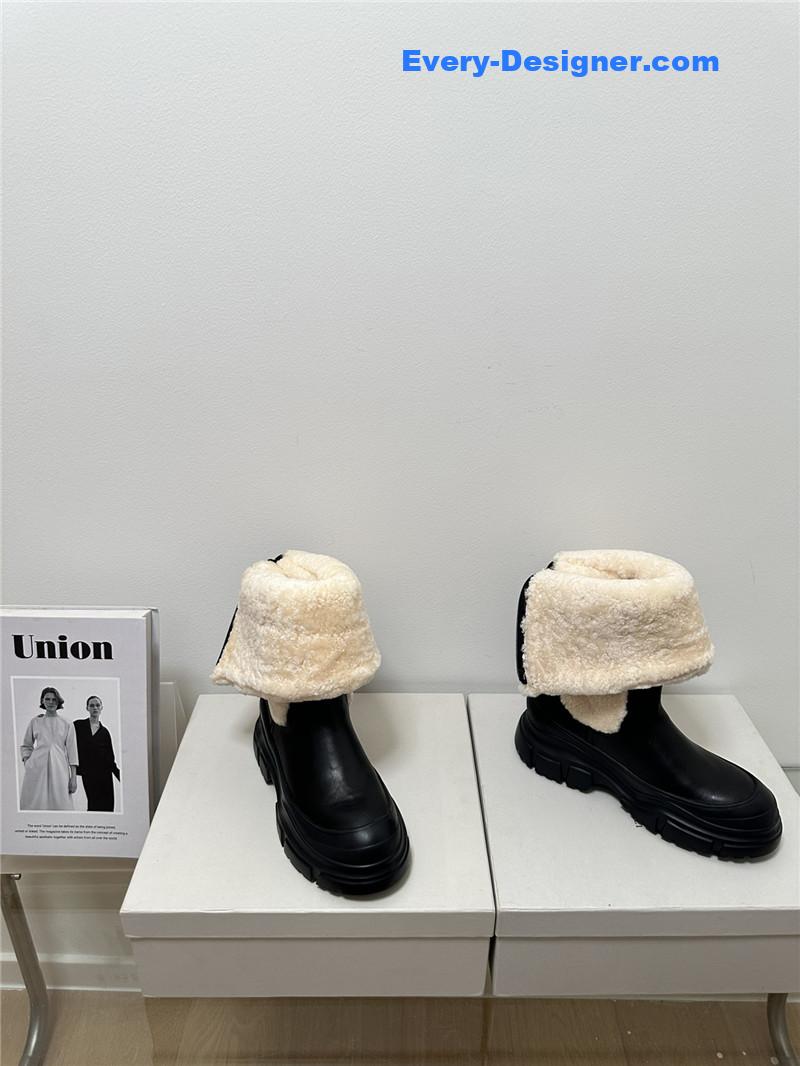 runello cinelli new wool ankle boots