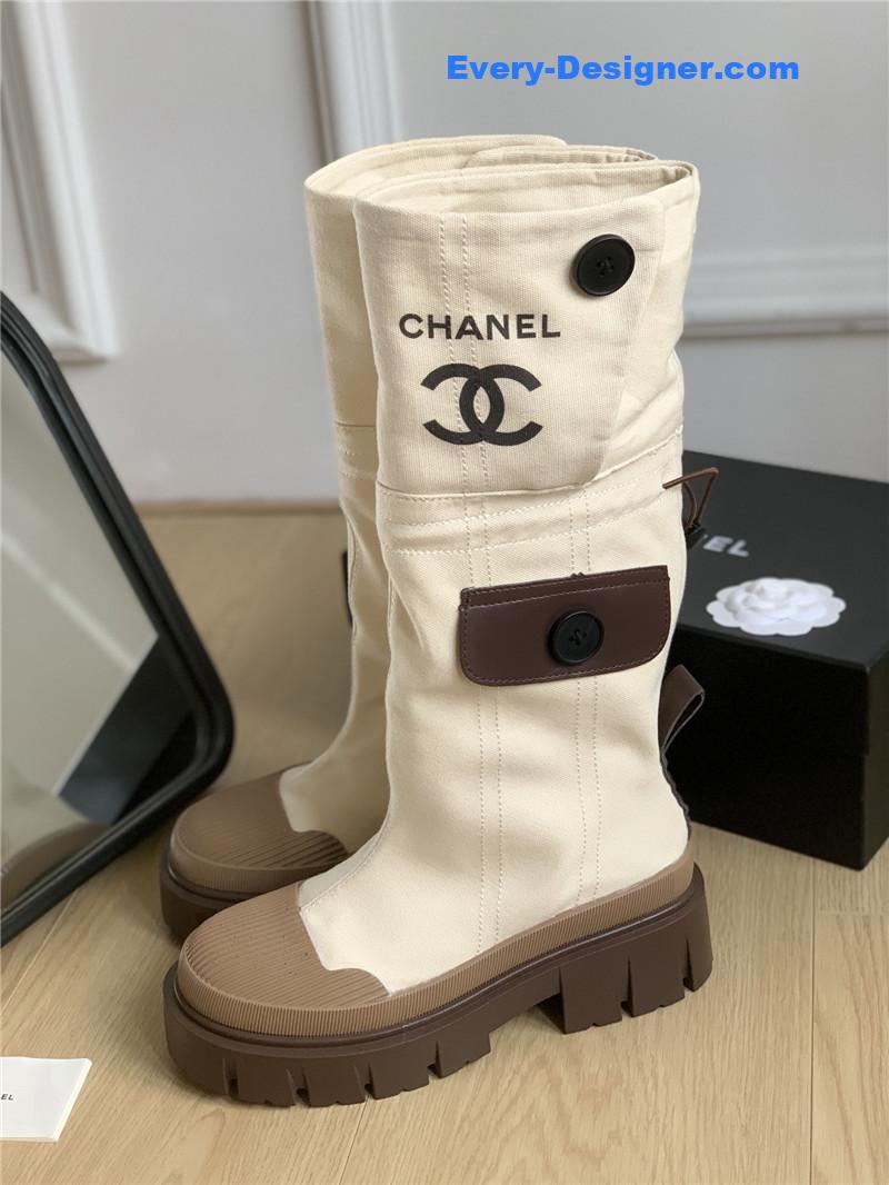 CC hidden canvas boots